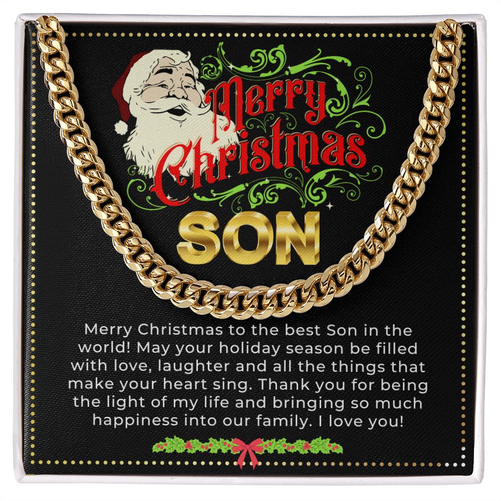 JGF Jewelry Gifts for Family | I Love You Son Gifts From Mom | To My Amazing Son Necklace From Mom For Christmas