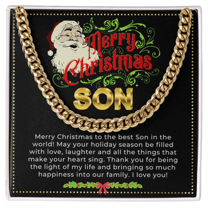 JGF Jewelry Gifts for Family | I Love You Son Gifts From Mom | To My Amazing Son Necklace From Mom For Christmas
