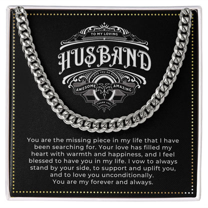 JGF Jewelry Gifts for Family | Birthday Cuban Chain Necklace Gifts For Husband From Wife