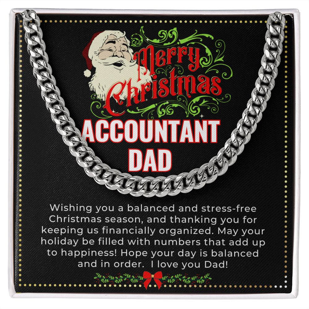 JGF Jewelry Gifts for Family | Dad Gifts Accountant | Really Awesome Christmas Necklace Gifts Ideas  For Daddy