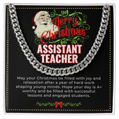 JGF Jewelry Gifts for Family | Male Teacher Assistant Gifts From Student | Sterling Silver Necklace Christmas Gifts For Men