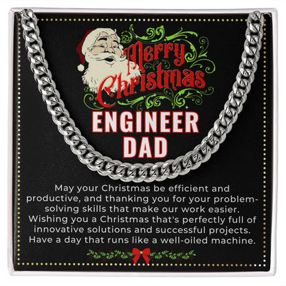 JGF Jewelry Gifts for Family | My Dad Is An Electrical Engineer | Xmas Christmas Gifts For Daddy From Daughter And Son