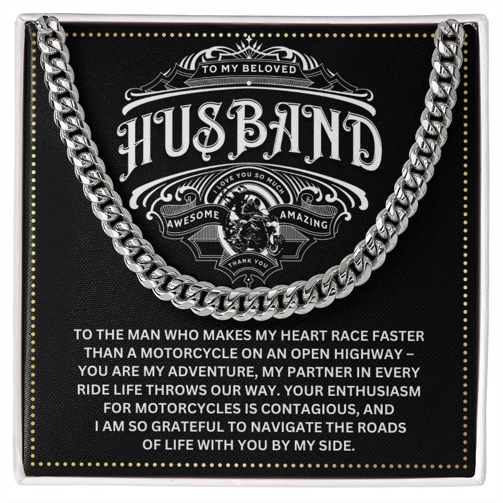 JGF Jewelry Gifts for Family Husband Birthday Gift Motorcycle From Wife
