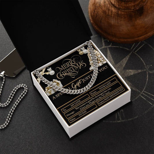 My Man-Christmas Voucher-Cuban Chain