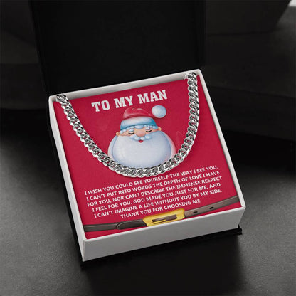 My Man-Just For Me- Cuban Chain