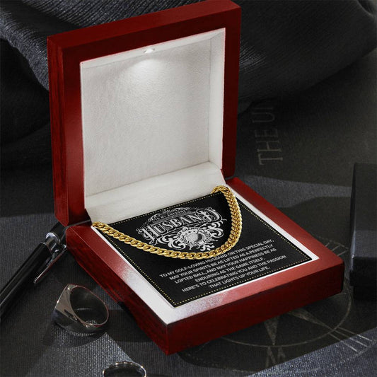 JGF Jewelry Gifts for Family Husband Golf Gift Ideas Cuban Chain Necklace