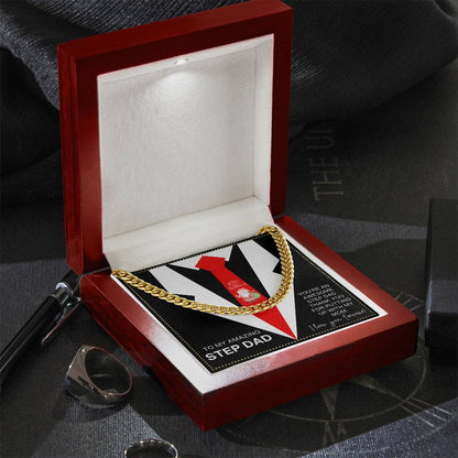 JGF Jewelry Gifts for Family Merry Christmas Presents For Step Dad from Daughter and Son