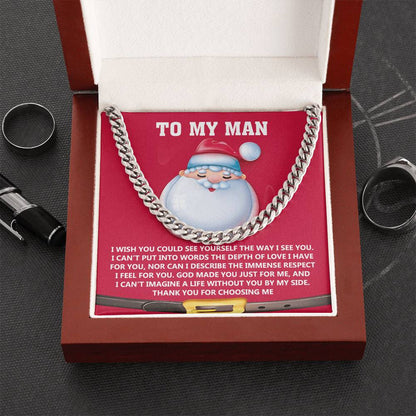 My Man-Just For Me- Cuban Chain