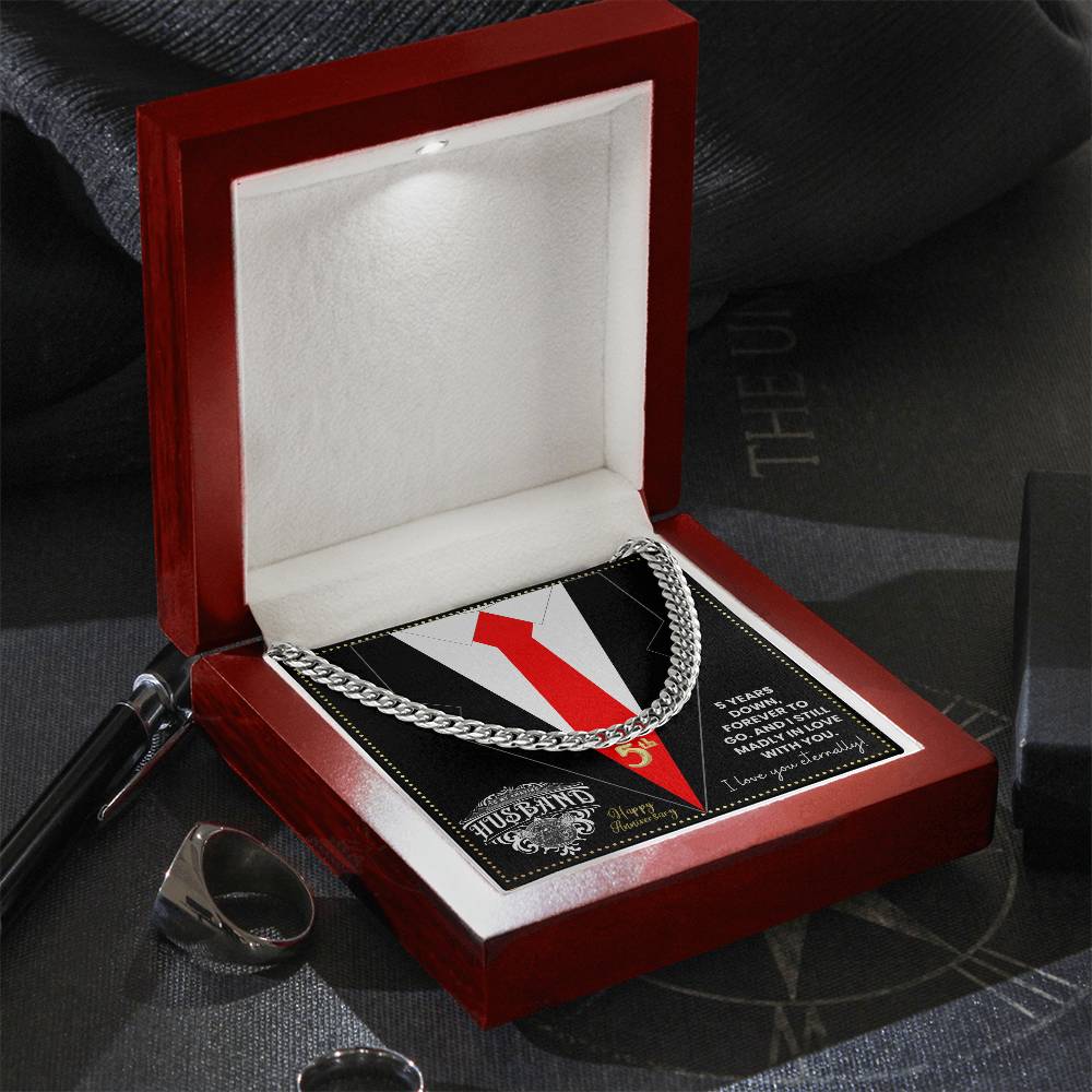 JGF Jewelry Gifts for Family 5th Anniversary For Husband Chain Necklace For Men