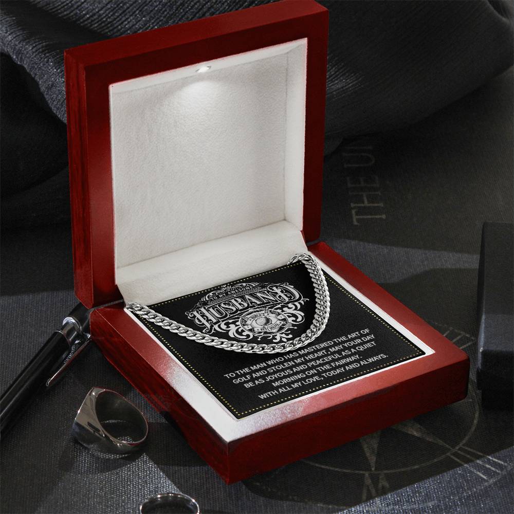 JGF Jewelry Gifts for Family Birthday Gifts For Husband Golf Theme