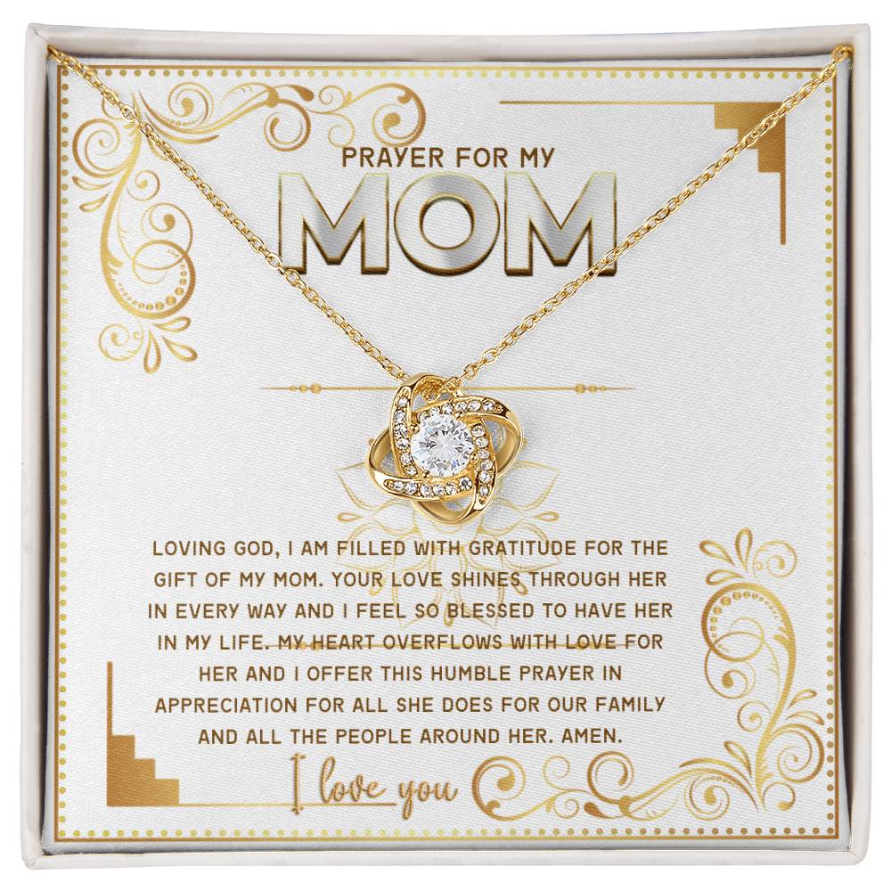 JGF Jewelry Gifts for Family Interlocking Heart Necklace Mothers Day Gift For First Time Mom