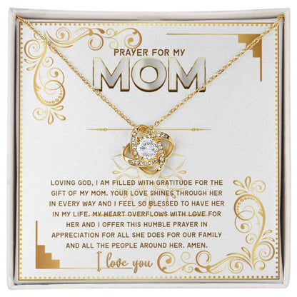 JGF Jewelry Gifts for Family Interlocking Heart Necklace Mothers Day Gift For First Time Mom