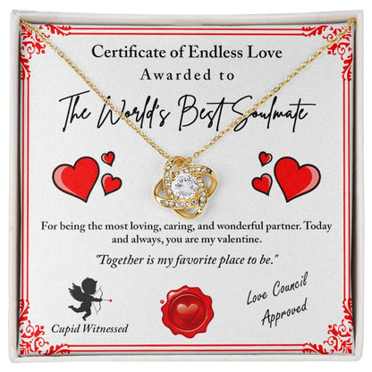 Love Certificate-Cupid Witnessed