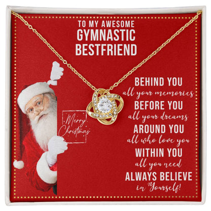 JGF Jewelry Gifts for Family Necklace Gift For Gymnastic Adult Female Bestie BFF Friend