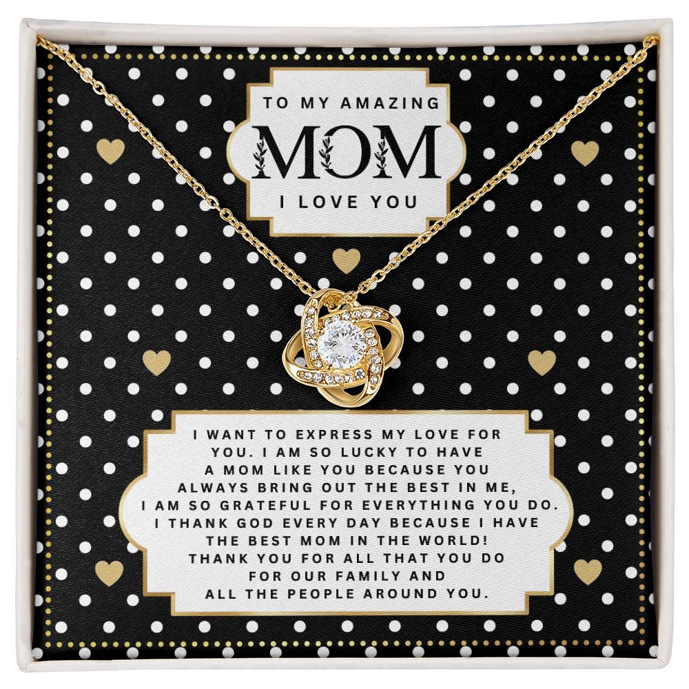 JGF Jewelry Gifts for Family I Love You Mom Necklace My Mommy
