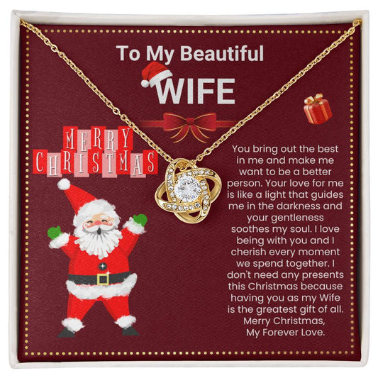 JGF Jewelry Gifts for Family To My Beautiful Wife Stainless Steel Necklace For Women