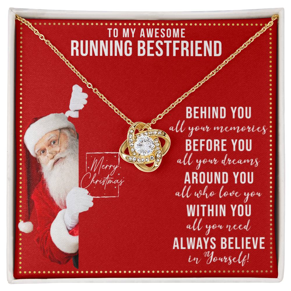 JGF Jewelry Gifts for Family Stainless Steel Necklace BFF Friends Running Gifts For Women