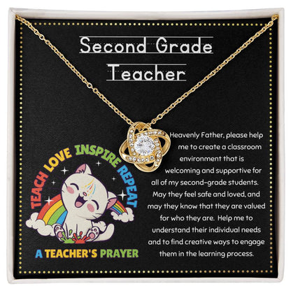 JGF Jewelry Gifts for Family Second 2nd Grade Teacher Gifts For Women From Students
