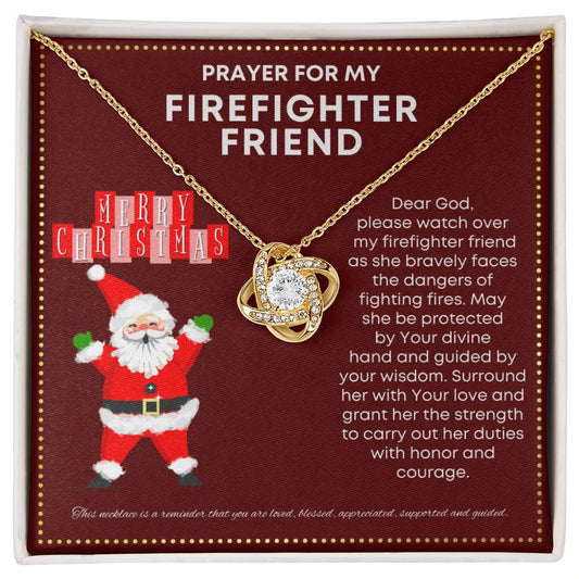 JGF Jewelry Gifts for Family Prayer for My Firefighter Friend