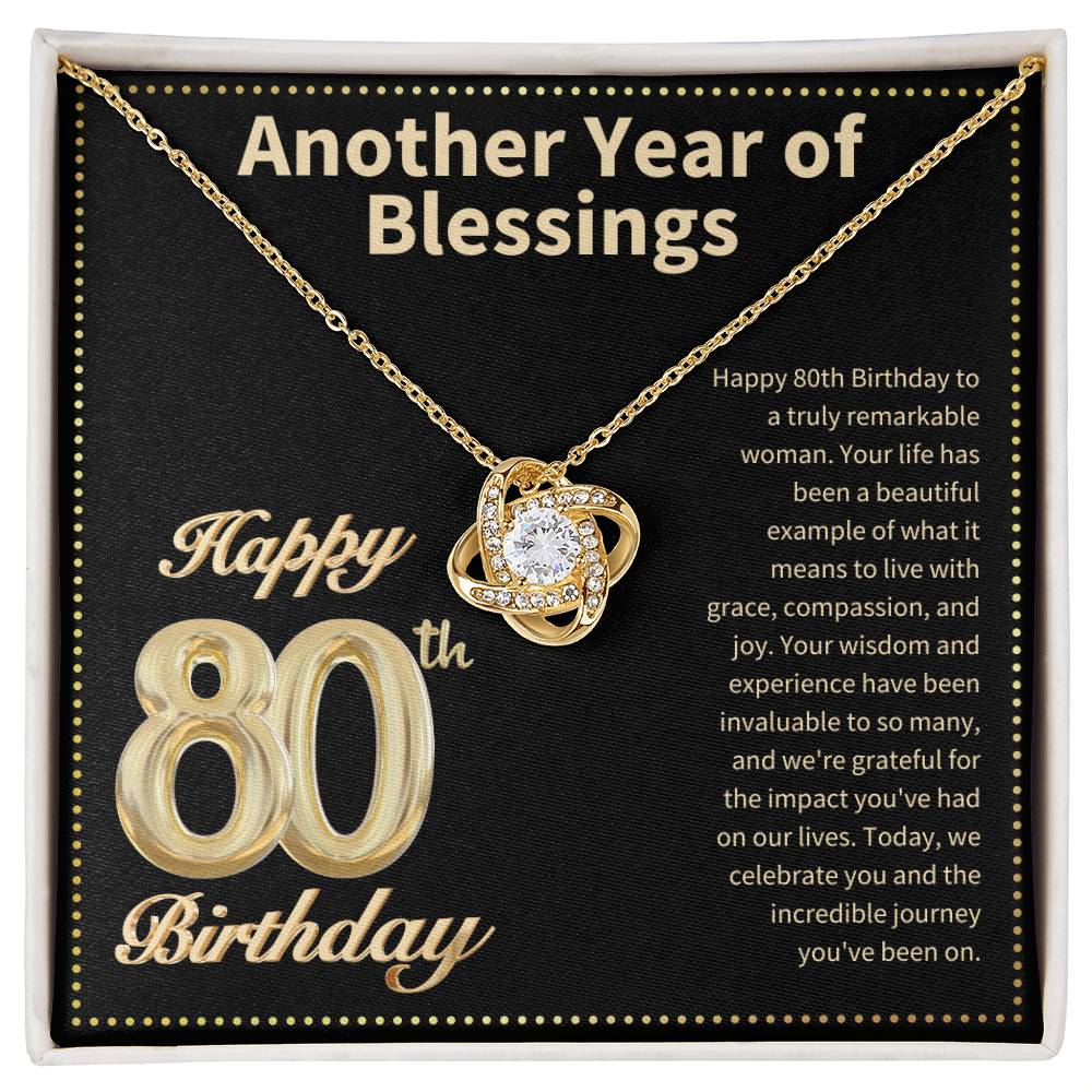 JGF Jewelry Gifts for Family 80 Year Old Birthday Gifts For Women
