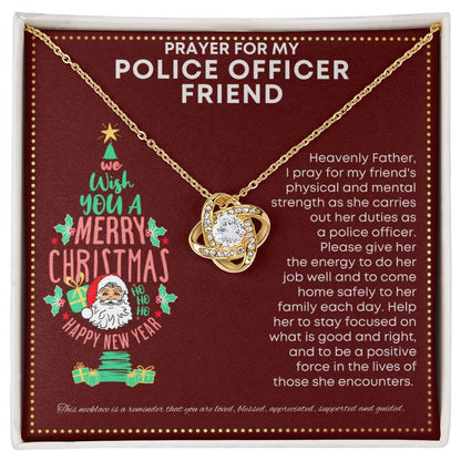 JGF Jewelry Gifts for Family I Love My Police Office Friend