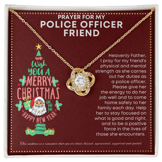 JGF Jewelry Gifts for Family I Love My Police Office Friend