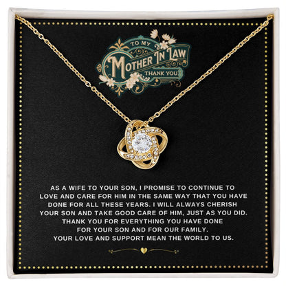 JGF Jewelry Gifts for Family | Mother of the Groom Birthday Gift from Daughter In Law Cubic Zirconia Silver Necklace