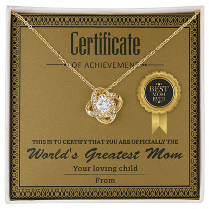 Mom-Certificate Of Achievement