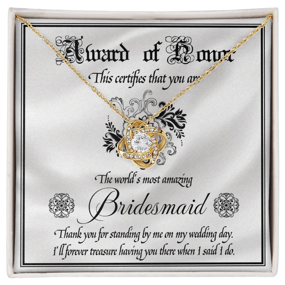 Bridesmaid-Award Of Honor
