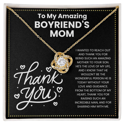 JGF Jewelry Gifts for Family Thank You Gifts For My Boyfriend's Mom