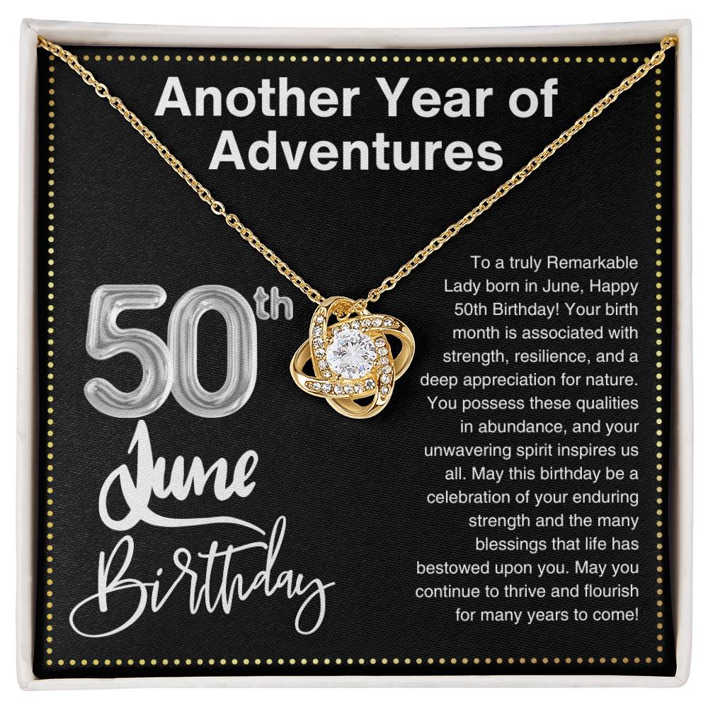 JGF Jewelry Gifts for Family 50th Birthday Gifts For Wife June