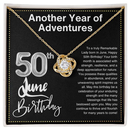 JGF Jewelry Gifts for Family 50th Birthday Gifts For Wife June