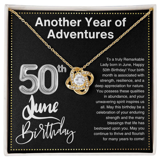 JGF Jewelry Gifts for Family 50th Birthday Gifts For Wife June