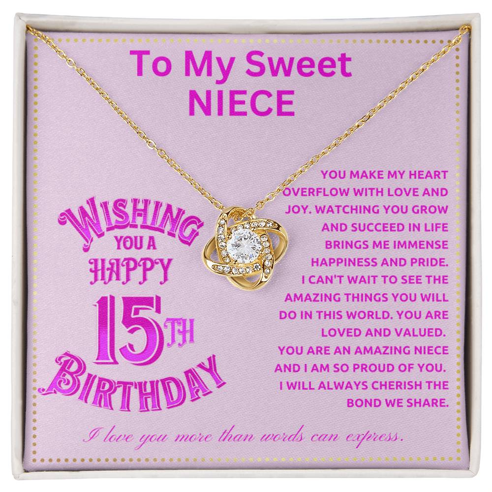JGF Jewelry Gifts for Family Happy Birthday 15th Niece For Teen Girls From Aunt