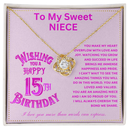 JGF Jewelry Gifts for Family Happy Birthday 15th Niece For Teen Girls From Aunt