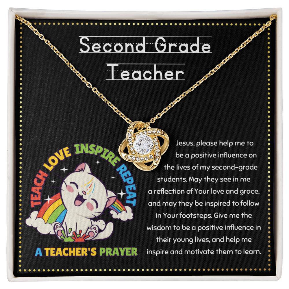 JGF Jewelry Gifts for Family A Christian Teacher Prayer Gifts for 2nd Second Grade Teachers