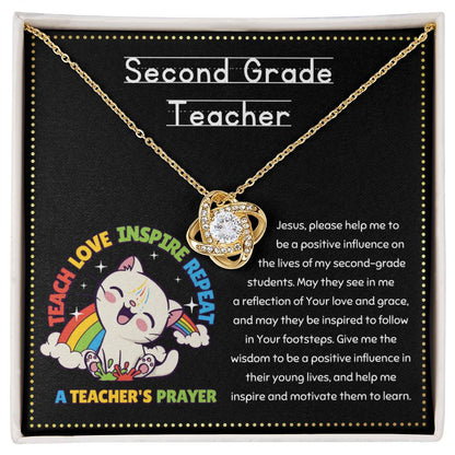 JGF Jewelry Gifts for Family A Christian Teacher Prayer Gifts for 2nd Second Grade Teachers