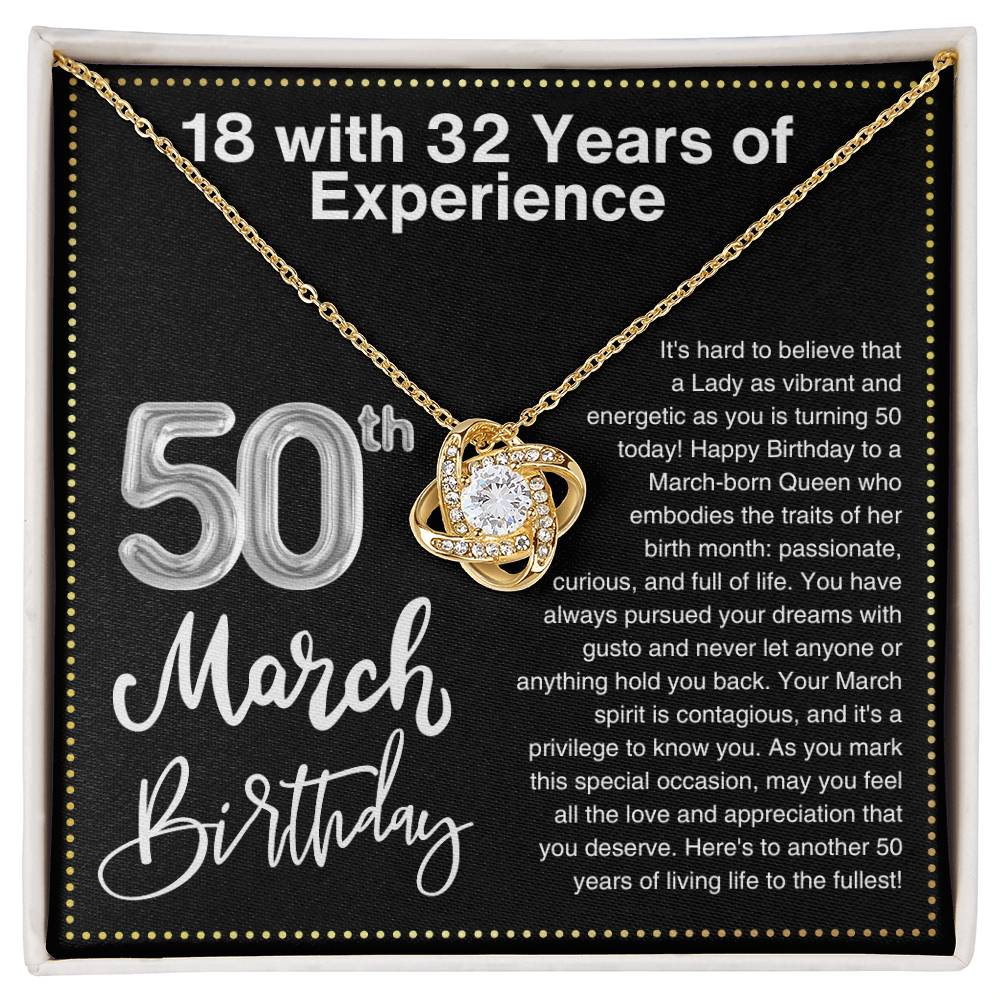 JGF Jewelry Gifts for Family 50th Birthday Gifts Ideas March