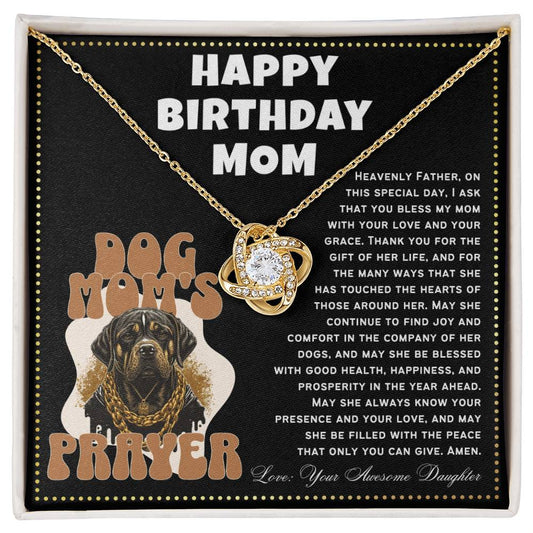 JGF Jewelry Gifts for Family Happy Birthday Dog Lover Mom Necklace for Women