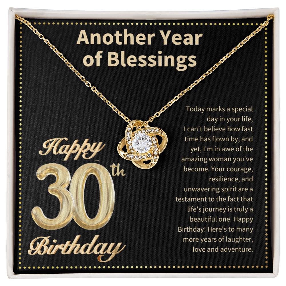 JGF Jewelry Gifts for Family 30th Birthday Card for Women
