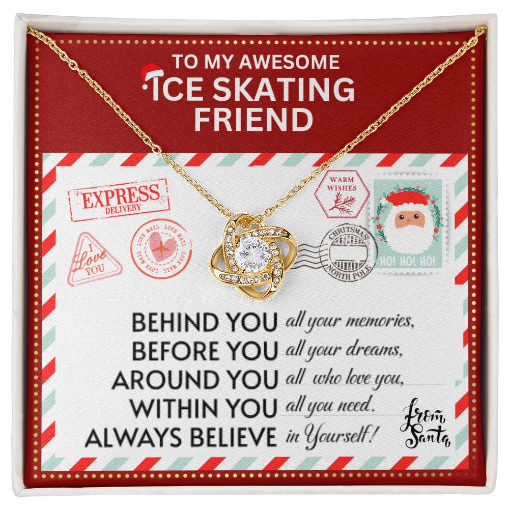 JGF Jewelry Gifts for Family Ice Skating Best Friend Bestie BFF Last Minute Gifts for Christmas