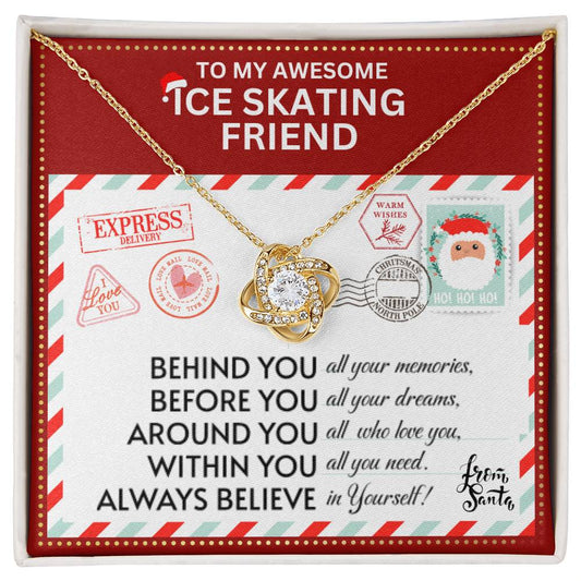 JGF Jewelry Gifts for Family Ice Skating Best Friend Bestie BFF Last Minute Gifts for Christmas