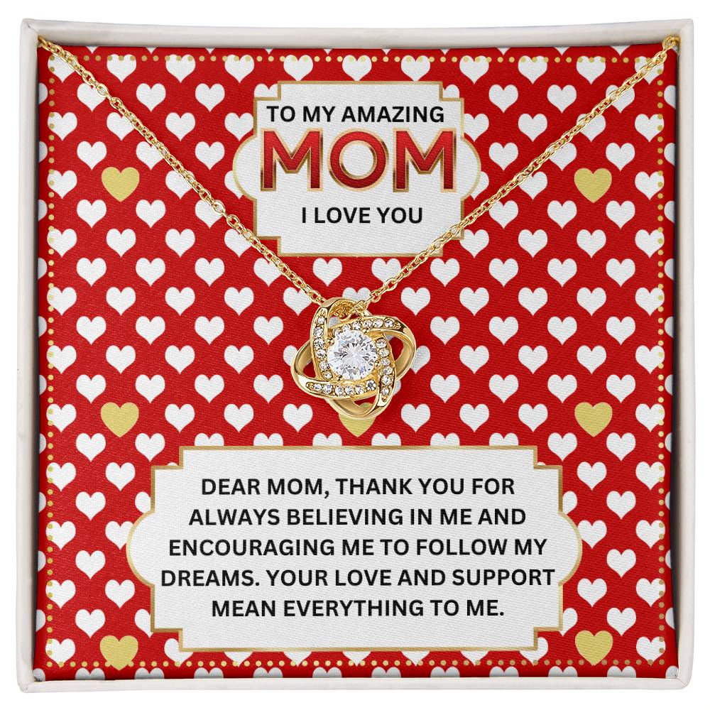 JGF Jewelry Gifts for Family I Love My Mommy Necklace for Mom