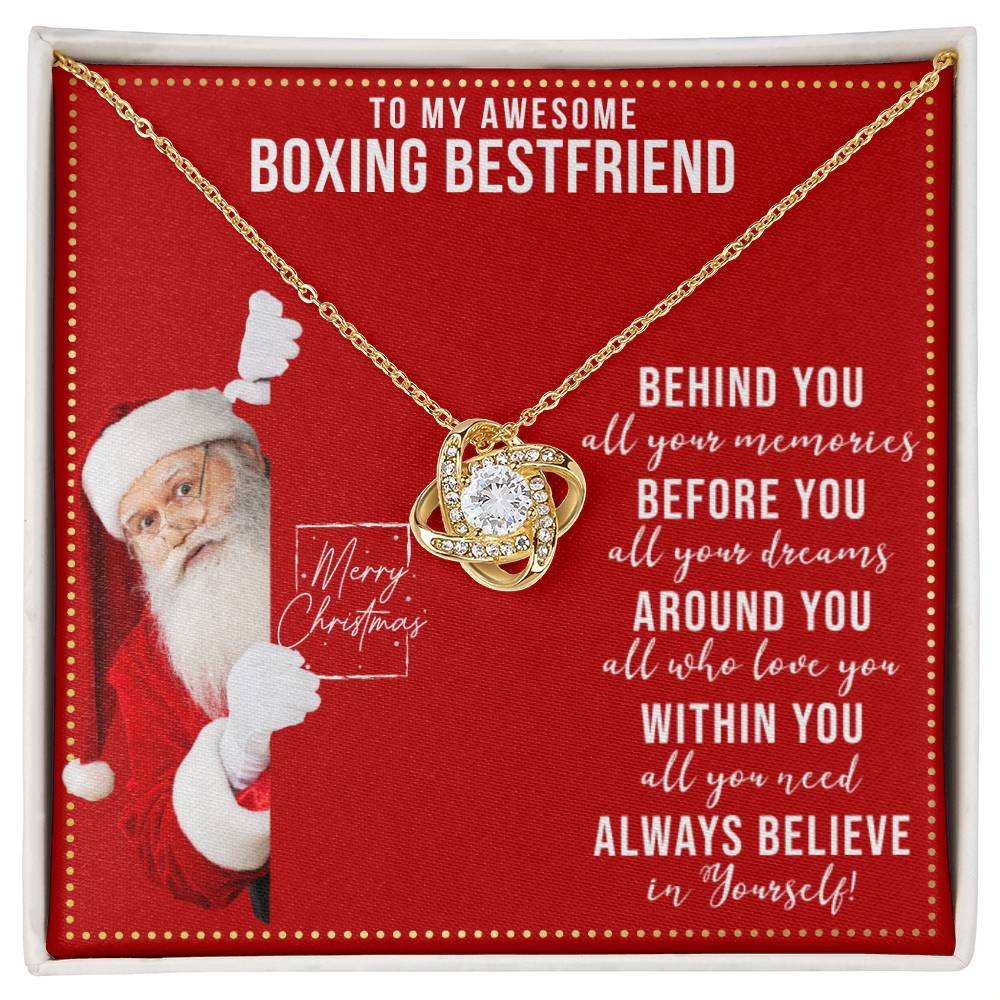 JGF Jewelry Gifts for Family Necklace Gift For Boxing Female Bestie BFF Friend
