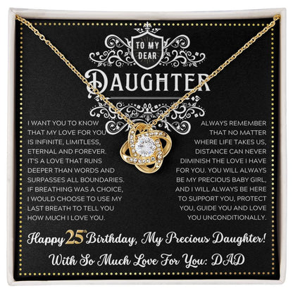 JGF Jewelry Gifts for Family 25 Year Old Female Daughter From Dad