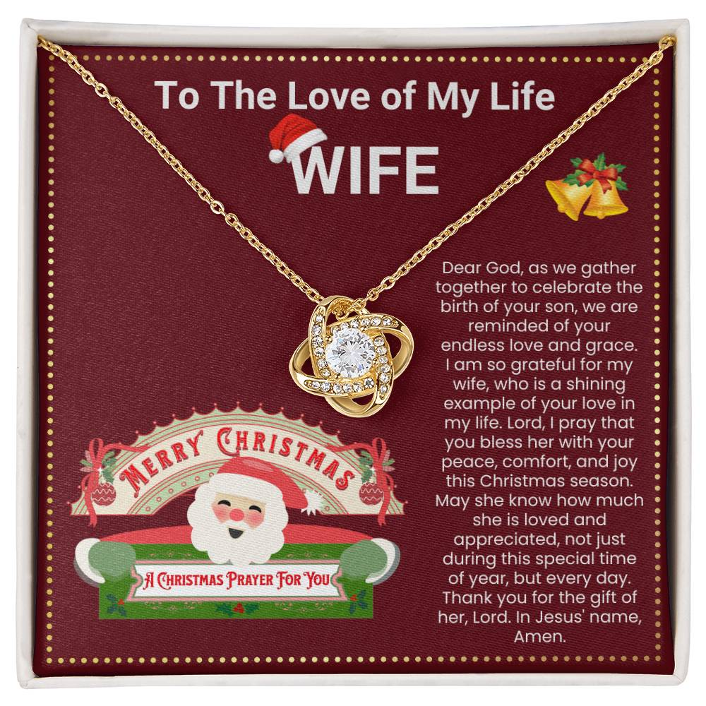 JGF Jewelry Gifts for Family Christmas Message Card Gifts For Wife Stainless Steel Necklace
