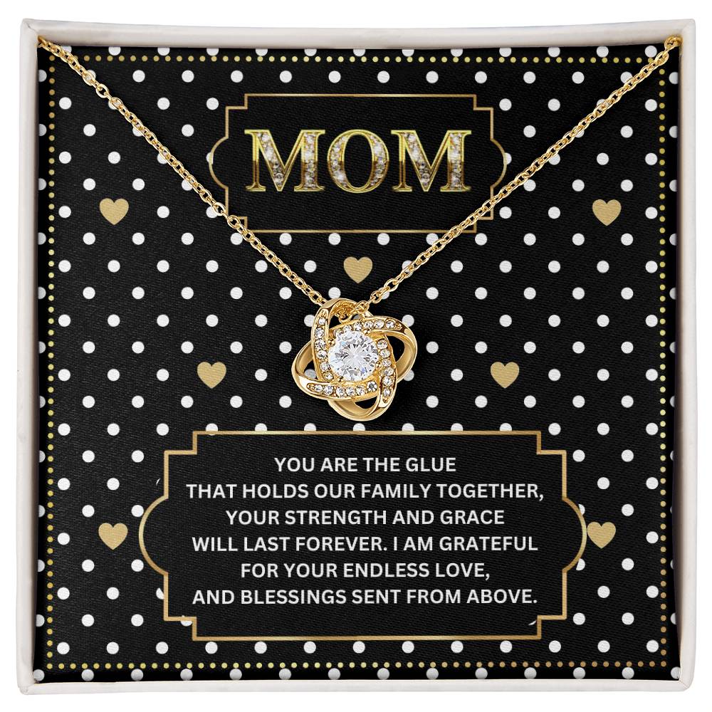 JGF Jewelry Gifts for Family I Love Mommy Necklace For Mothers Day Birthday Message Card
