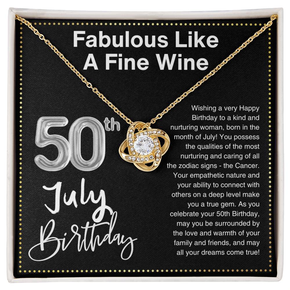 JGF Jewelry Gifts for Family 50th Birthday Gifts For Women July