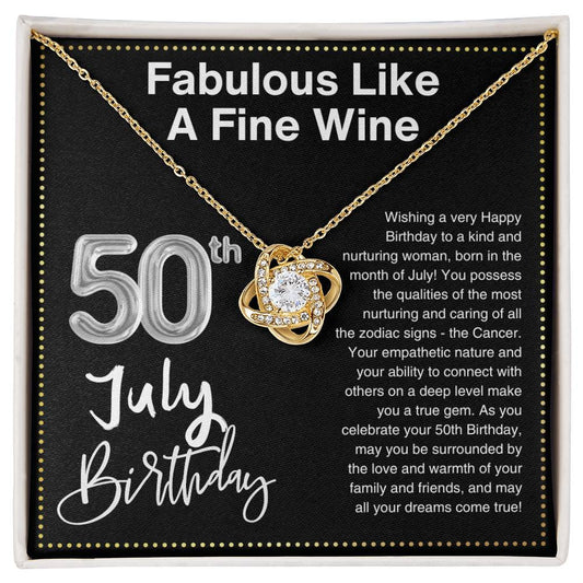 JGF Jewelry Gifts for Family 50th Birthday Gifts For Women July