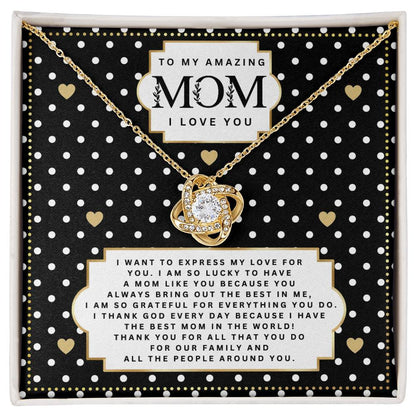 JGF Jewelry Gifts for Family I Love You Mom Necklace My Mommy